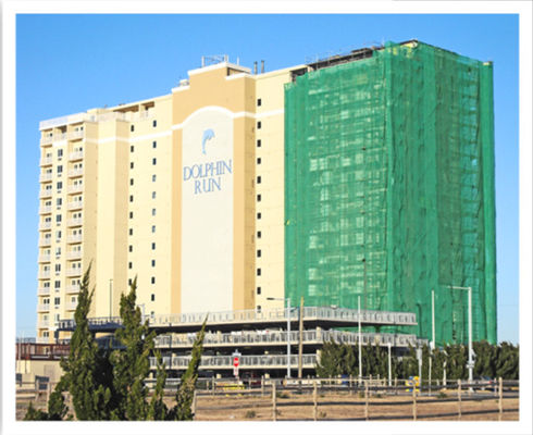 داربست مش توری 120 گرم / متر داربست 2m ​​X 50m 3m X 50m 1m X 50m