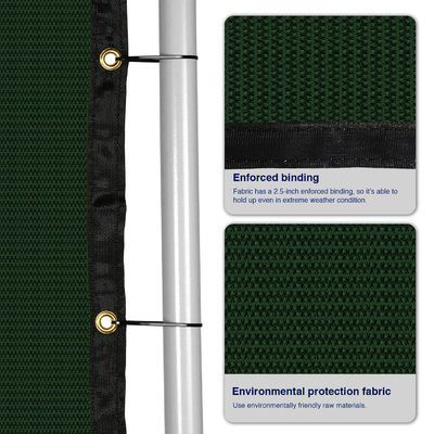 Chain Link Fence Screening Fabric Sport Ball Ball Tennis Court Windbreak Netting PE Knotless