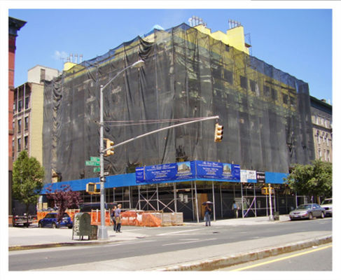 شبکه باقی مانده بازدارنده شعله 3m X 100m 100gsm برای تقسیم