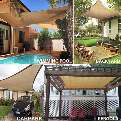 بادبان سایه آفتاب Triangle Shade Sail UV Protection