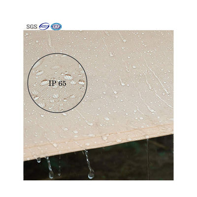 بادبان سایه آفتاب ضد آب مثلثی در فضای باز، مقاوم در برابر اشعه ماوراء بنفش سفارشی