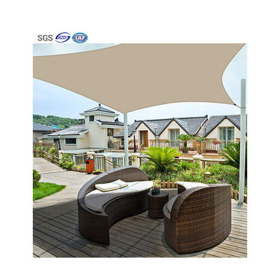 95٪ محافظت در برابر UV سایه بادبان زرد در فضای باز